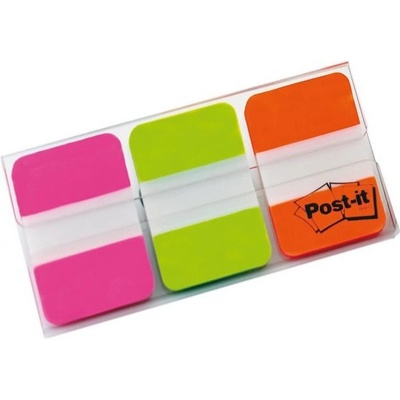 3M Post-it index extra silný neónové farby 25 x 38 mm