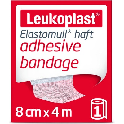 LEUKOPLAST ELASTOMULL HAFT bandáž na rany, adhezívna, elastická, 8 cm x 4 m 1 ks