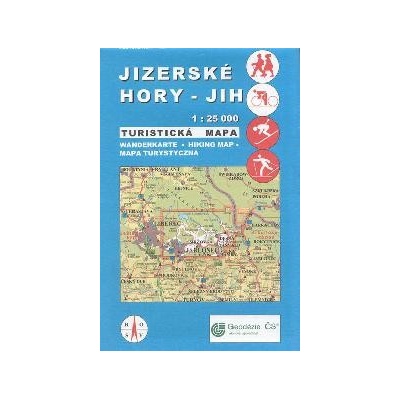 Jizerské Hory jih - mapa 1:25 000 Rosy - Rosy