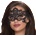 Queen lingerie Маска queen lingerie - wide black lace mask