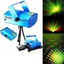 commshop Disco laser mini laserový projektor zelená + červená