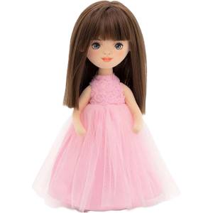 Orange Toys Мека кукла Orange Toys Sweet Sisters - Софи с розова рокля на рози, 32 cm (SS03-03)