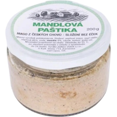 Ježkův statek Mandlová paštika 200 g