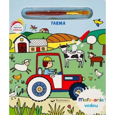 Zvieratká z farmy maľovanie vodou