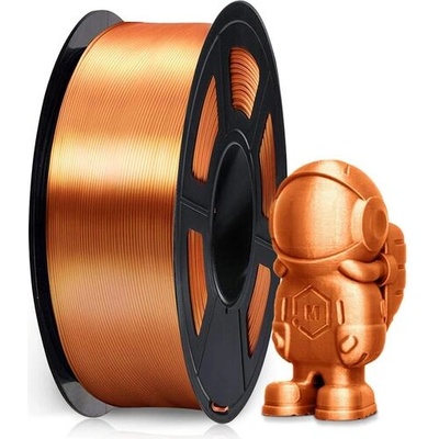 Консуматив за 3D принтер Silk, PLA+, 1.75 mm, 1 kg, бронз (3D-C FIL PLA+SBRO)