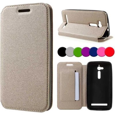 ASUS Zenfone Go ZB500KL Wallet2 Кожен Калъф и Протектор