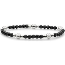 Sparkling Korálkový náramek s černým onyxem BLK01S-G07