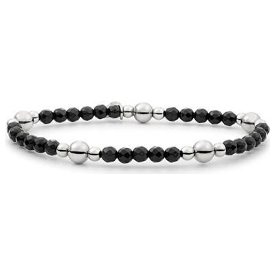 Sparkling Korálkový náramek s černým onyxem BLK01S-G07