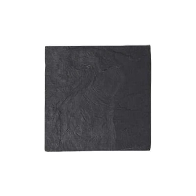 Vance Kitira břidlicový servírovací talíř čtverec černý Rozměry: 10 x 10 cm
