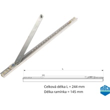 Omezovač otevírání s brzdou Maco Multi-Matic Šířka v kovací drážce: 280 - 380 mm