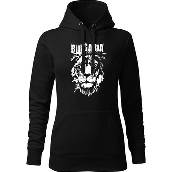 Image 1 of DRAGOWA дамски суитшърт с качулка български лъв, черен (37264)