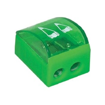 DONAU Пластмасова острилка Donau с капаче, двойна (13616-А)