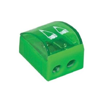 DONAU Пластмасова острилка Donau с капаче, двойна (13616-А)