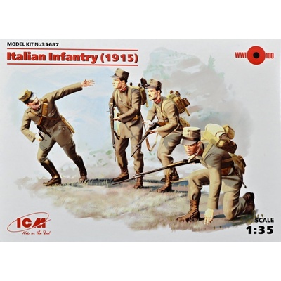 ICM Italian Infantry 1915 4 fig. 35687 1:35