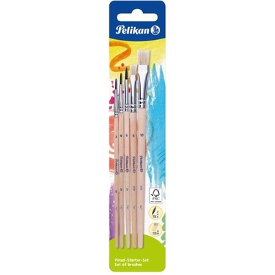 Pelikan Sada štetcov guľaté Starter-Set 5 ks blister