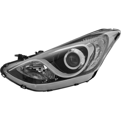 ACI HYUNDAI i30 12-15 predné svetlo H7 + H7 (el. ovládané + motorček) L
