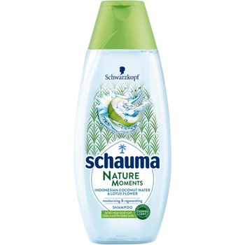 Schauma Nature Moments šampón Kokosová voda a Lotosový kvet 400 ml