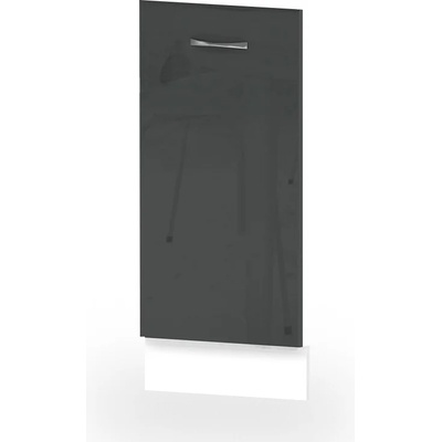 Голд - Аполо Врата за съдомиялна с цокъл Алис b64 45 см антрацит гланц