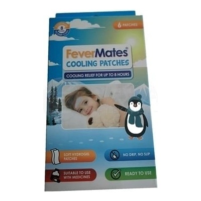 FeverMates Chladivé náplasti pre deti 6 náplastí