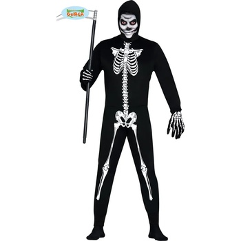 Image 1 of Fiestas Guirca Мъжки костюм - Скелет Размер - Възрастни: L