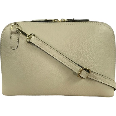 Vera Pelle dámská kožená crossbody kabelka světle 3575 D37 LATTE béžová