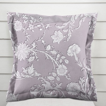 Biante PM-045 s lemom zámocké kvety na pastelovo fialovom 45 x 45 cm