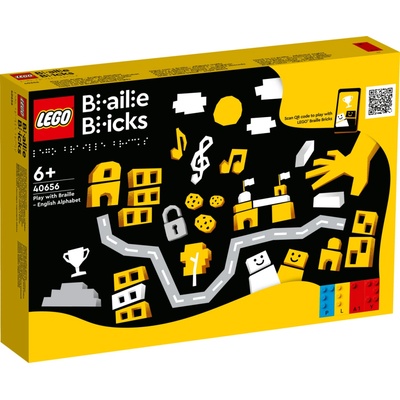 LEGO® 40656 Hraní s Braillovým písmem – anglická abeceda