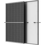 Trina Solar TSM-520NEG18R. 28 Фотоволтаичен модул 520W, Vertex S+, N-тип, половинно рязане, 30mm, черна рамка, 1300mm кабел, конектор MC4 EVO2 (TSM-520NEG18R.28)