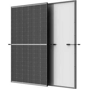 Trina Solar TSM-520NEG18R. 28 Фотоволтаичен модул 520W, Vertex S+, N-тип, половинно рязане, 30mm, черна рамка, 1300mm кабел, конектор MC4 EVO2 (TSM-520NEG18R.28)