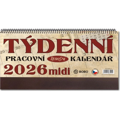 Pracovní Retro Midi stolní 2026