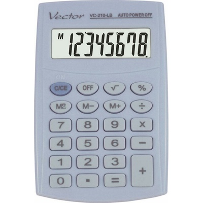 Vector Vrecková kalkulačka KAV VC-210 LB