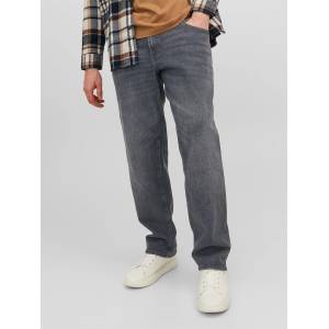 Jack and Jones Мъжки дънки Jack and Jones Jack+ Mike 270 Jeans Mens Plus Size - Black Denim