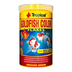 Tropical Goldfish Color - храна за златни рибки на люспи