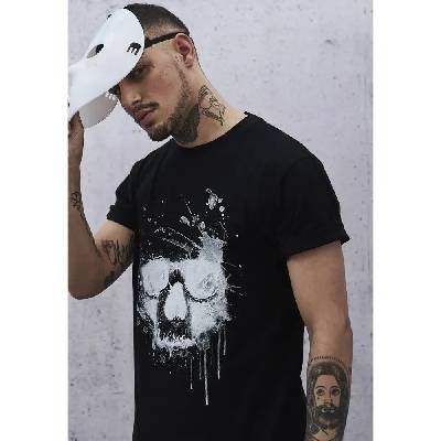 Тениска Mister tee Waterpaint Skull Gt short sleeve T-shirt - Black (Black)