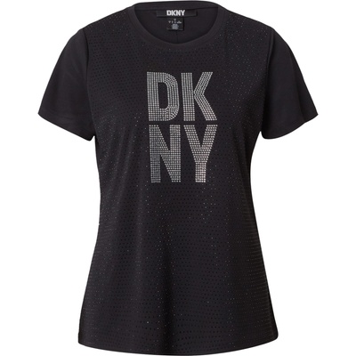 DKNY Тениска 'heritage' черно, размер xs