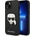 KARL LAGERFELD Кейс Karl Lagerfeld KLHCP14MSAPKHK за iPhone 14 Plus 6, 7" черен / черен, твърд, Saffiano Karl`s Head Patch (KF001190-0)