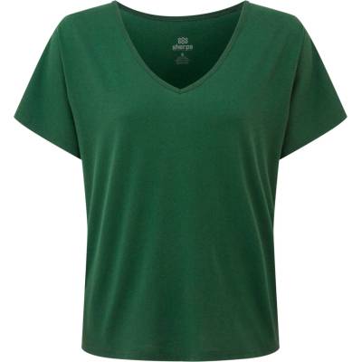 Sherpa Дамска тениска Sherpa Women's Jutnu V-Neck Tee T-shirt - Spruce - размер XS (916-6729-0211)