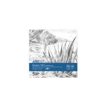 Image 1 of Drasca Пад за рисуване Dessin 140 21х21см 140г 60л бял
