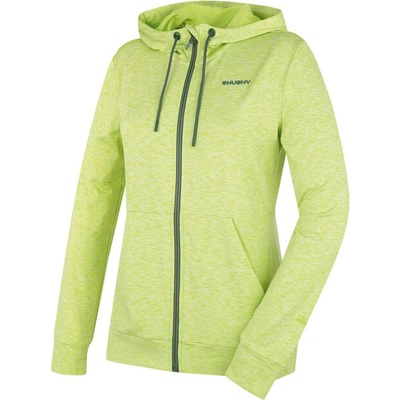 Husky Дамски суитшърт с качулка Alony bright green (hsk-XHD-0047-003)
