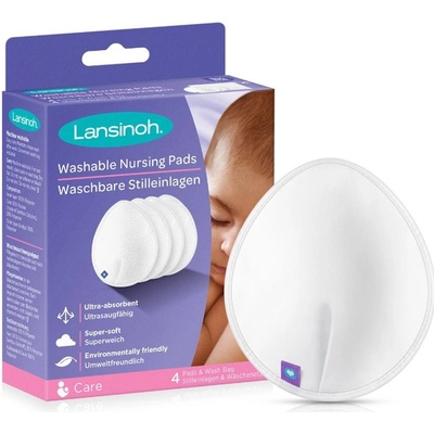 Lansinoh Vložky do podprsenky pratelné 4ks