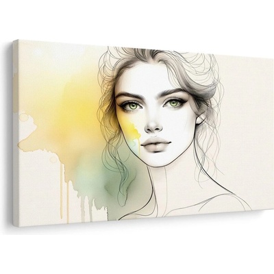Obraz dívka s kouzelným pohledem - 90x60