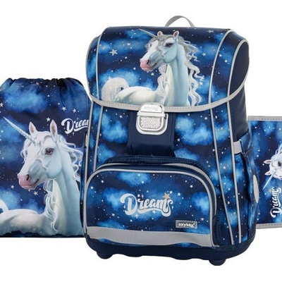 Oxybag batoh Unicorn 3-dílný Set