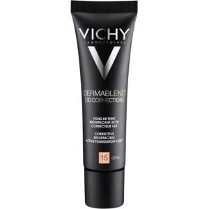 Vichy Dermablend 3D Коригиращ фон дьо тен, №15 Opal, SPF25, 30 ml - ozone