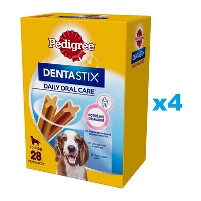 PEDIGREE DentaStix średnie rasy przysmak dentystyczny dla psów 112 szt. 16 x 180 g