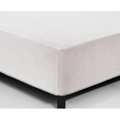 Homa Froté prostěradlo basic bílá 105 g 90/100x200