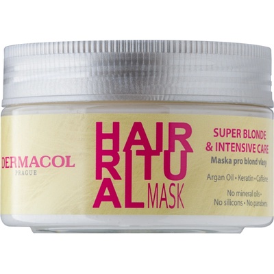 Dermacol Hair Ritual maska pre blond vlasy 200 ml
