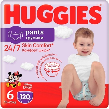 Huggies Pants Jumbo 6 15-25 kg 4 x 30 ks 120 ks