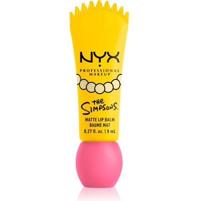 NYX Cosmetics The Simpsons Smushy балсам за устни с матиращ ефект цвят Smarty Pink 8ml