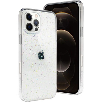 SwitchEasy Starfield Case - дизайнерски удароустойчив хибриден кейс за iPhone 12, iPhone 12 Pro (бял)