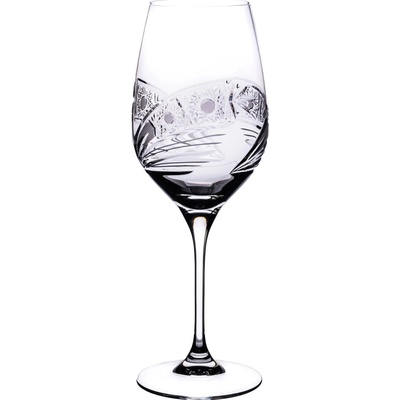 Bohemia Crystal broušených sklenic na bílé víno 6 x 380 ml